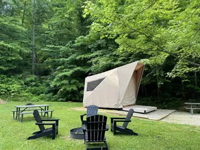 Safari Tent Glamping in Grayson Kentucky with Biking Trails Access - Image 2
