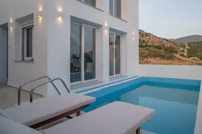 Endearing Samos Beachfront Villa Villa Poseidon's Crest Panoramic Sea Views 2 Bedrooms Private Pool Prime Location Koumeika - Image 2