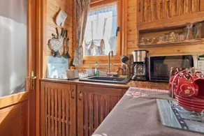 Chalet avec terrasse, barbecue et jardin | Vue jardin - Image 5