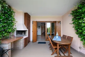 Appartement avec barbecue, terrasse et jardin | Vue jardin - Image 4