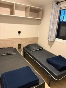 Camping Le Lizot en Saintonge - Rideau mobile home, large comfort, 3 bedrooms 6 people - Image 2