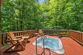 Cabin with barbeque & hot tub | Mountain view - Image 3