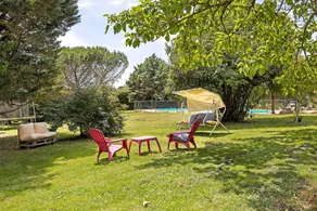 Kinderfreundliches Landhaus mit Pool, Garten und Terrasse | Gartenblick - Image 5