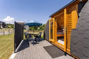 Camping Pod on the Alpaca Meadow with Private Terrace and Garden - Image 4