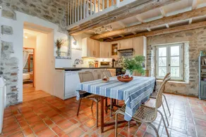Maison de vacances avec terrasse, jardin et barbecue | Vue jardin - Image 3