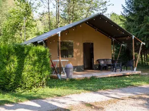 Tent with pool, terrace & garden - Image 4