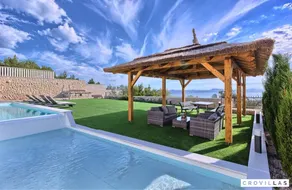 Family-friendly lovely villa with sauna, barbecue & pool | Water view - Image 3