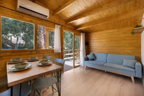 Bungalow avec piscine privée, barbecue et jardin | Vue jardin | Avec animaux admis - Image 2
