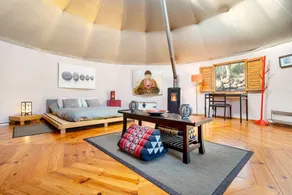 Camping-Unterkunft mit Garten, Terrasse und Pool | Meerblick | Hunde erlaubt - Image 3