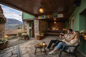 House with barbecue & hot tub | Mountain view | Perfect for remote work | Dogs allowed - Image 5