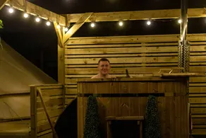 Preston Nature Escapes in Bell Tent with Private Wood Fired Hot Tub - Image 5