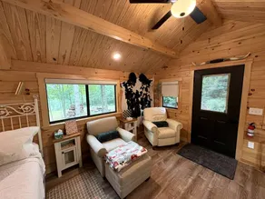Secluded Studio Cabin with Fenced Retreat Near Blue Ridge Parkway Meadows of Dan, Virginia - Image 3