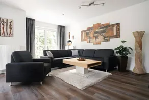 Appartement de vacances avec barbecue, jardin et terrasse | Vue jardin - Image 3
