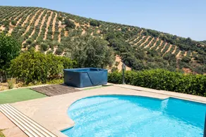 Fully equipped villa with garden, heated pool & terrace | Pool view - Image 3