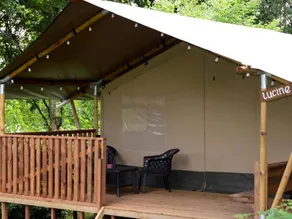 Tent with terrace & heated pool | Lake view | Pet-friendly - Image 4