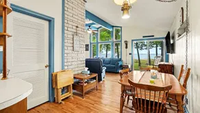 Rustic Lakefront Cabin Getaway on Lake Huron Sandy Shores in Michigan - Image 2