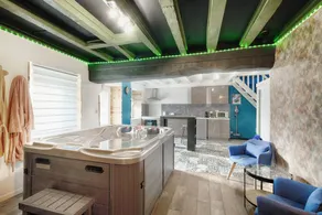 Cottage avec terrasse, jardin et jacuzzi | Vue jardin | Idéal pour le télétravail - Image 3
