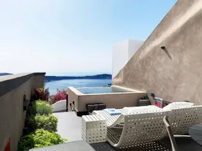 Stunning Santorini Villa Villa Oceanus 2 Bedrooms Private Infinity Pool - Image 2