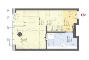 Apartment with terrace - Image 2