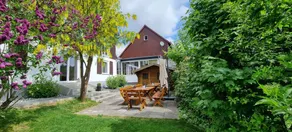 Family-friendly nice holiday home with garden, barbecue & terrace | Garden view | Next to the ski - Image 5