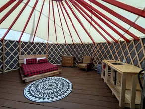 Yurt with Pond Access for Glamping Escapes in Ontario, Canada - Image 2