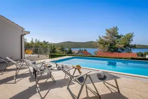 Villa with terrace, garden & barbeque | Pool view - Image 4