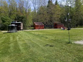 Whimsical Caboose Glamping Cabin with SpookyWoods Trail Near Penobscot River Lincoln, Maine - Image 3
