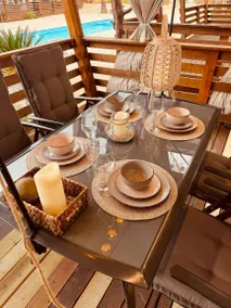 Mobile home with pool, terrace & barbeque - Image 2