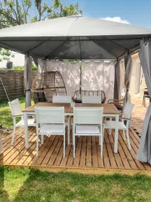 Villa with terrace, pool & barbeque | Garden view - Image 3