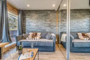 A 50m de las pistas de esquí, 2.o piso, balcón, tv, local para esquís, 65m², Tignes - Image 2