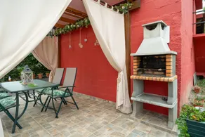 Maison avec barbecue, jardin et terrasse | Vue jardin - Image 3