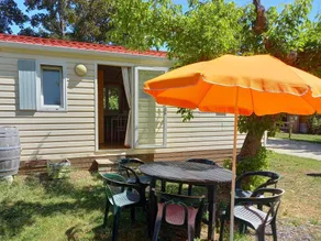 Mobilheim mit beheiztem Pool und Terrasse | Haustiere sind willkommen - Image 4