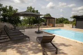 Villa with terrace, garden & BBQ | Pool view - Image 4
