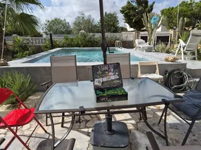 Grande villa accogliente e familiare con piscina privata, giardino e terrazza | Vista sul giardino | Ideale per il telelavoro | Ammette cani - Image 5