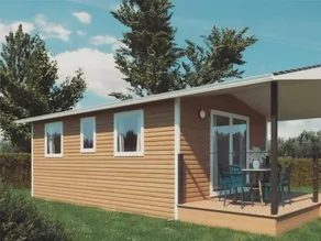 Mobile home with pool & terrace | Garden view - Image 4