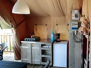 Charming tent with terrace & pool | Pets allowed - Image 5