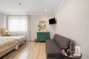 Chambre privée avec terrasse, jardin et piscine | Vue jardin - Image 4