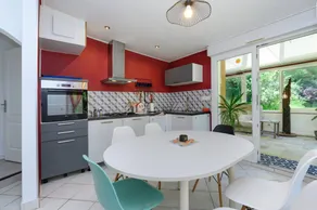 Holiday home with garden, terrace & heated pool | Garden view - Image 3