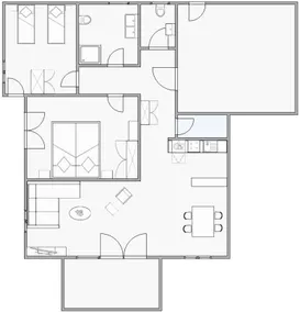 Flat with BBQ, terrace & garden | Garden view - Image 4