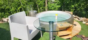 Lovely campsite with garden, jacuzzi & terrace | River view - Image 5
