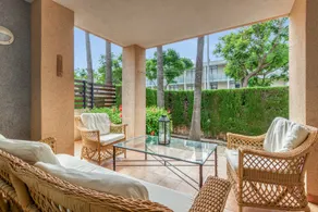 Apartment with pool, terrace & garden - Image 2