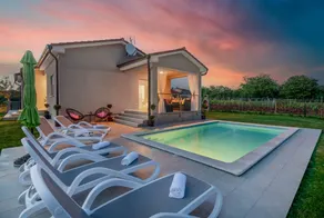 Villa with terrace, barbeque & pool - Image 3