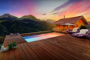 Luxury chalet with stunning views from pool, sauna & spa - OVO Network - Image 3