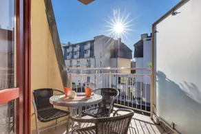 R a Wiatr w Cosy Studio Close to Beach Balcony - Image 2