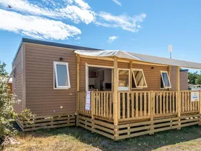 Meravigliosa casa mobile adatta alle famiglie con terrazza e piscina riscaldata | Accetta animali domestici - Image 4