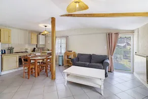 Cottage avec piscine, barbecue et jardin | Vue jardin - Image 4