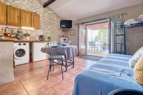 Familienorientiertes Studio mit Grill, Pool und Terrasse | Gartenblick | Haustiere erlaubt - Image 5