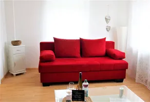 Agréable appartement convivial et familial avec internet haut débit, jardin et terrasse | Vue jardin | Avec animaux admis - Image 5