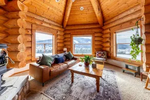 Cozy Secluded Log Cabin Retreat with Stunning Views, Luxury Comfort & Grill Deck in Sequim, Washington - Image 2