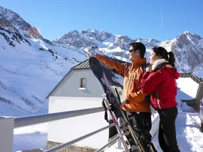 300m from ski slopes, floor -2, view ski slopes, fitness, swimming pool, terrace, tv, ski locker - Image 5